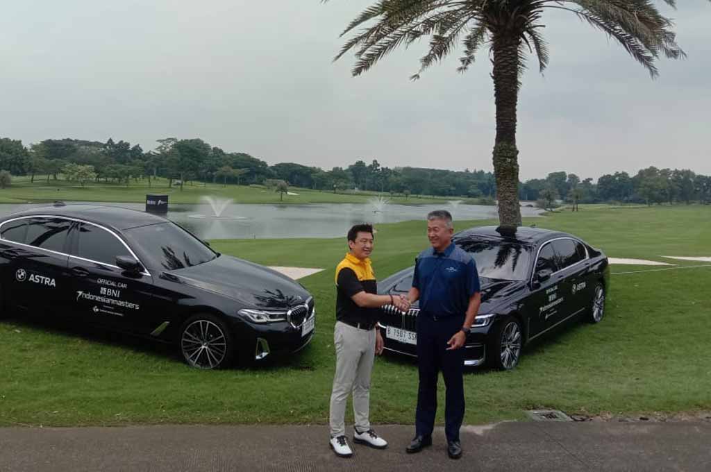 BMW Astra pasok mobil resmi untuk Turnamen Golf Indonesian Masters. AG-Alun