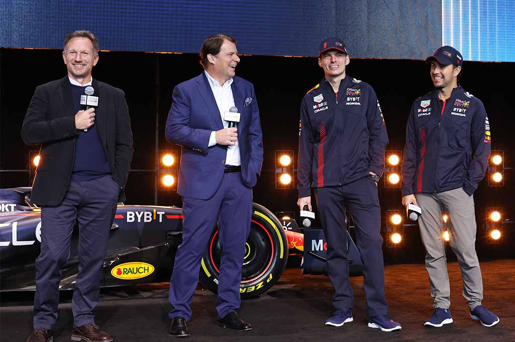 Honda pegang komitmen untuk tetap mendukung Red Bull Racing hingga musim balap F1 2025. Red Bull CP 