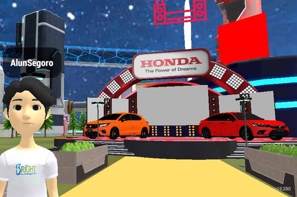 Honda meneruskan dan mengembangkan kehadirannya di MetaNesia. Kali ini mengusung konsep baru yang lebih dari sekadar showroom mobil, yaitu Honda MetaWorld. AG-Uda