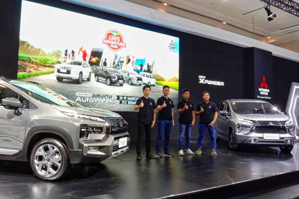 Mitsubishi sajikan pengalaman tema petualangan di booth mereka yang ada di GAIKINDO Jakarta Auto Week 2023. Mitsu 