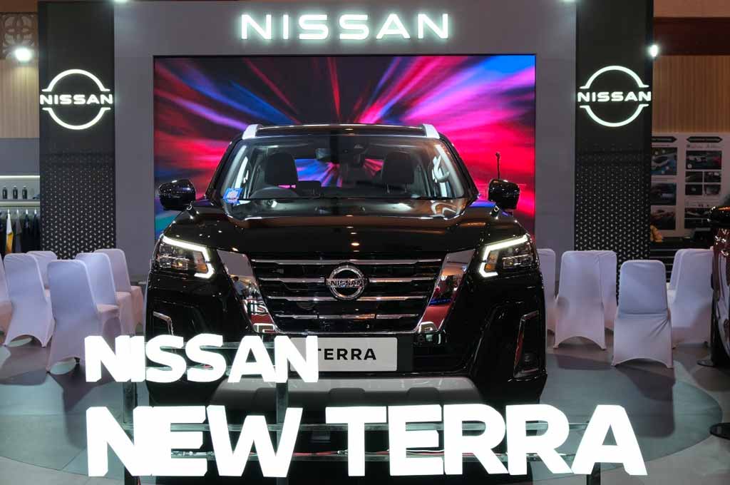 Nissan memperkenalkan secara resmi SUV Nisaan New Terra VL 2.5 4x4, pada event otomotif Gaikindo Jakarta Auto Week (GJAW) 2023, JCC Senayan, Jakarta. Chief Executive Officer PT Nissan Motor Distributor Indonesia, Tan Kim Piauw mengatakan. NMDI