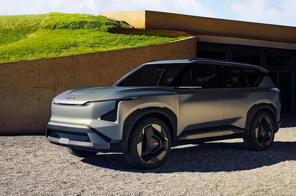 Kia Concept EV5, Mobil Berbahan Ekstrak Rumput Laut dan Botol Daur Ulang