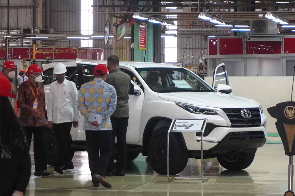 Presiden RI-Joko Widodo menegaskan bahwa Indonesia wajib jadi pemain besar dalam industri kendaraan listrik global. Dok Medcom