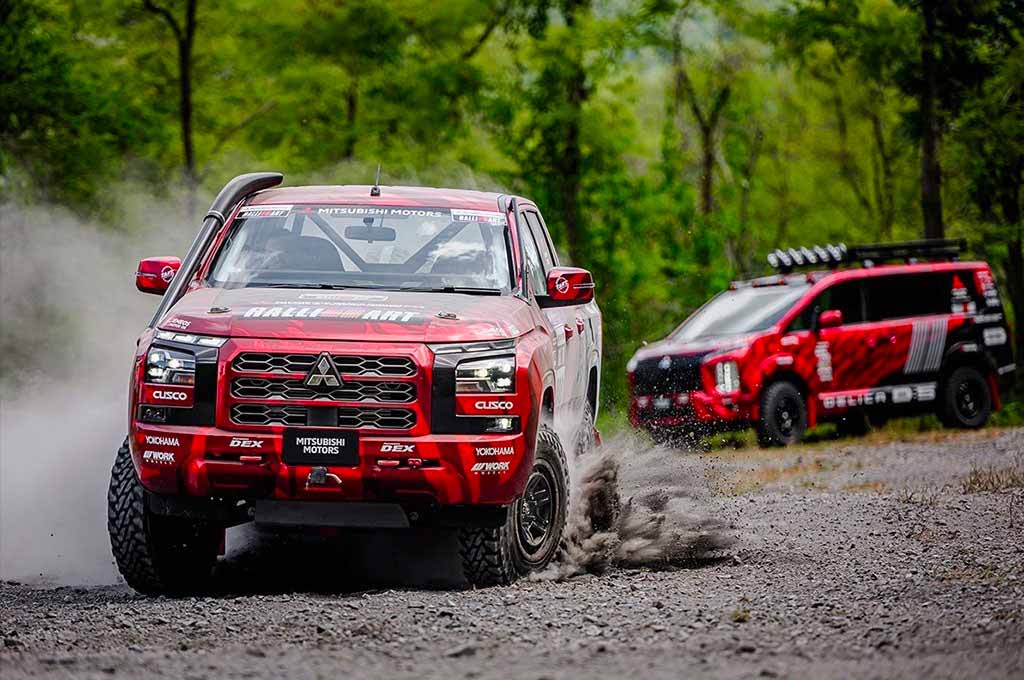 Mitsubishi kirim Triton spek rally terbaru ke ajang balap lintas negara. MMKSI