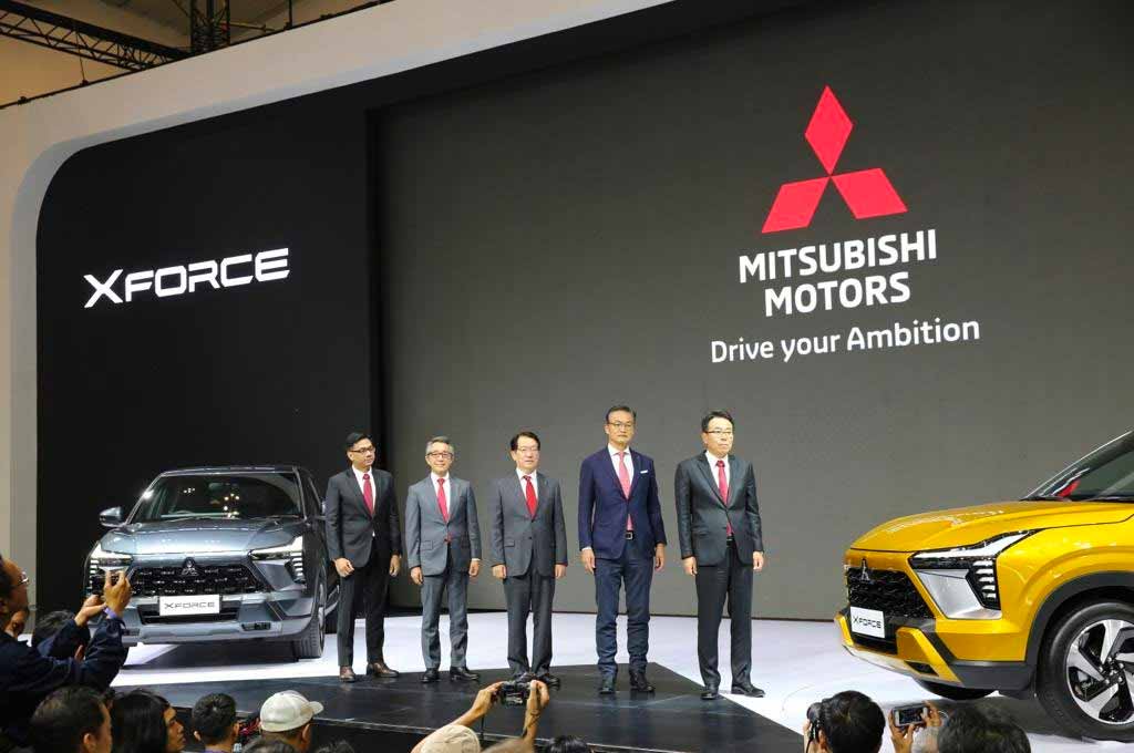 Mitsubishi Xforce bikin gempar pembukaan GIIAS 2023. AG-Alun