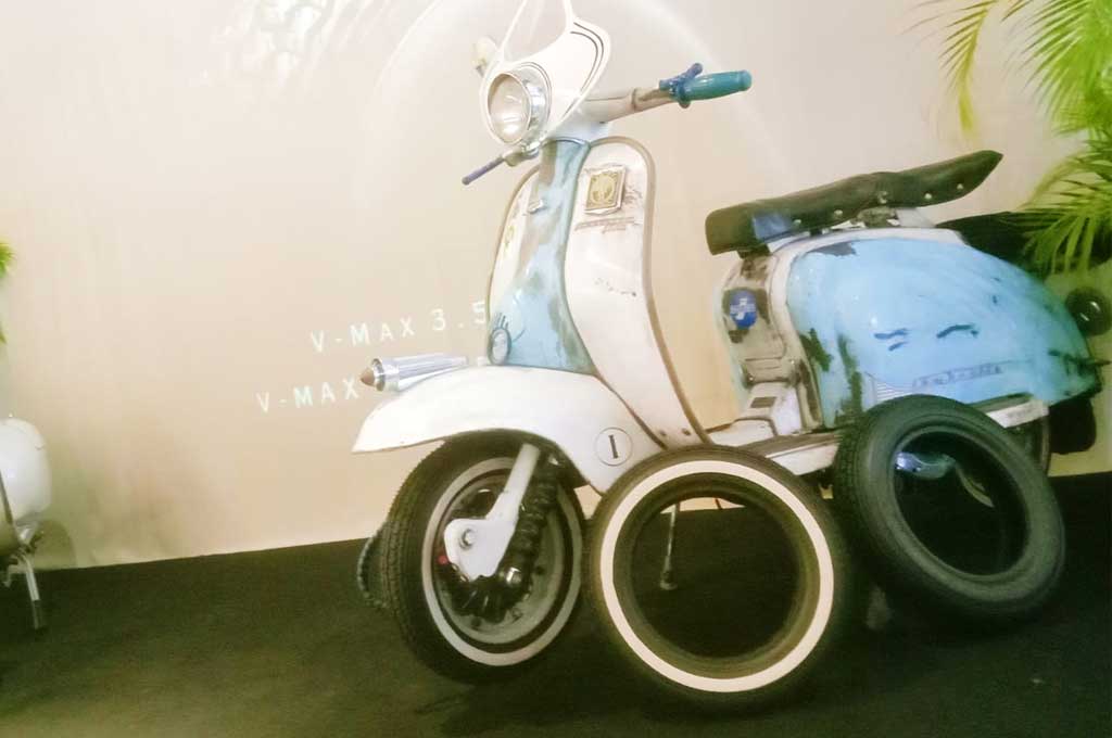 Ban MIllennium menyasar segmen skuter klasik dengan keistimewaan tersendiri. AG-Alun