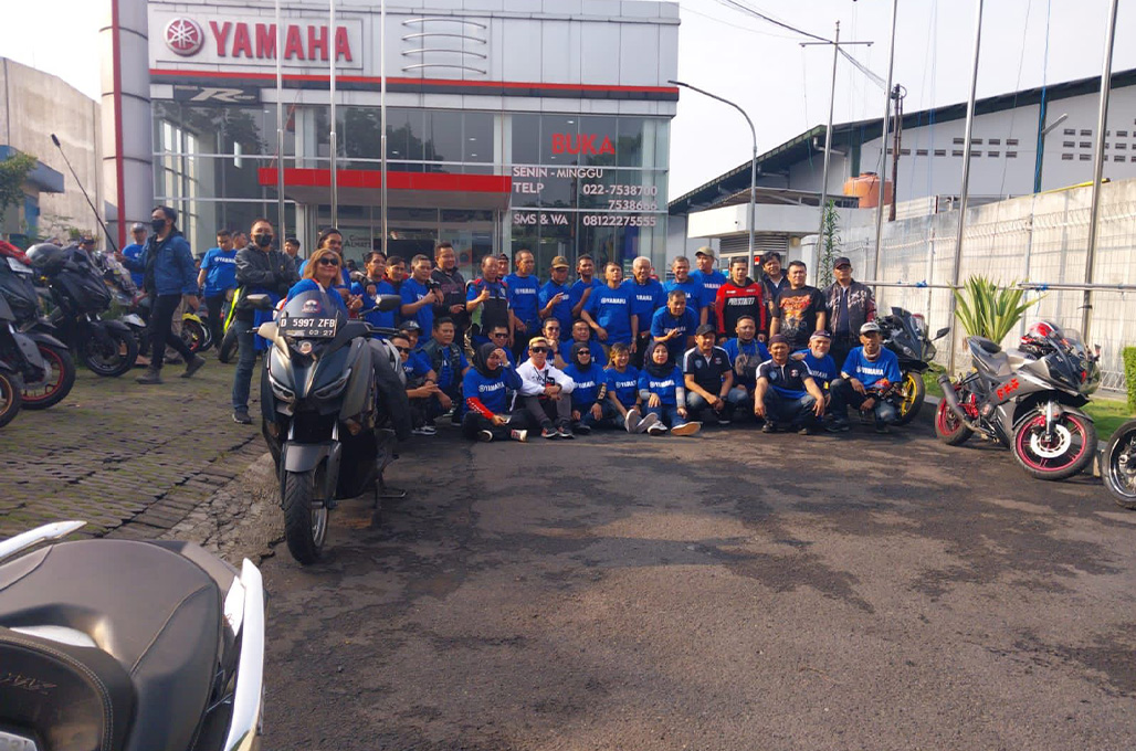 Perdana di Bandung, Event Yamaha Bareng Shell Ini Digeruduk Bikers - YIMM