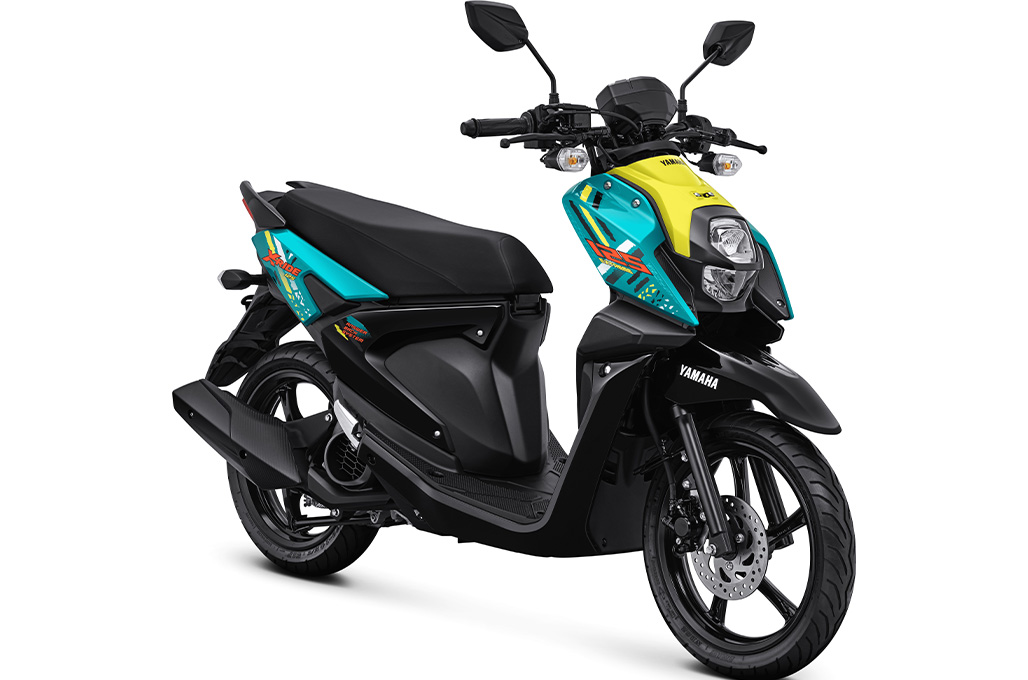 Yamaha X-Ride 125 sebagai varian matik generasi 125 mendapatkan penyegaran, berupa perpaduan warna baru yang agresif dan kekinian - YIMM
