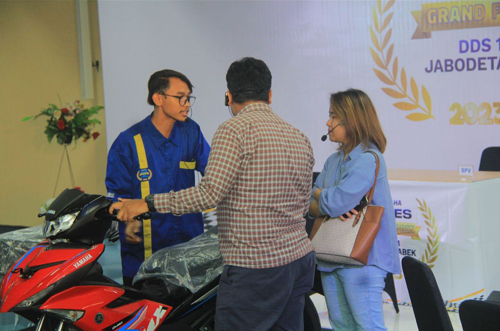 Yamaha DDS I menghelat kegiatan bertajuk Sales Grand Prix di Yamaha Flagship Shop Jakarta - YIMM