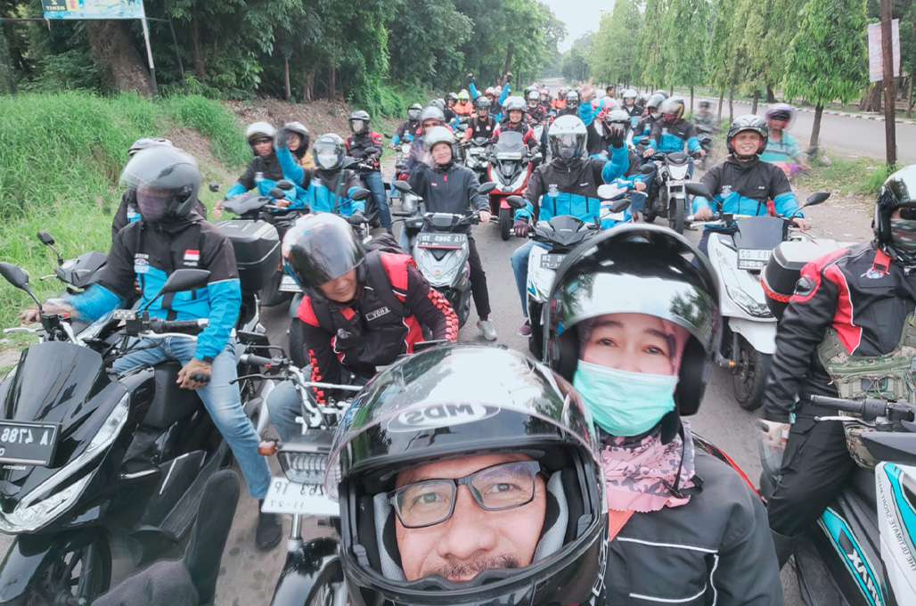 One day trip KIEC Bikers, melibatkan sedikitnya 50 peserta menikmati kawasan wisata dan konservasi Ujung Kulon - KIEC Bikers