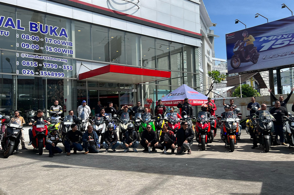 Semarang Nmax Tmax Community (Sexy) rayakan anniversary ke-6 dengan menggelar city touring - YIMM