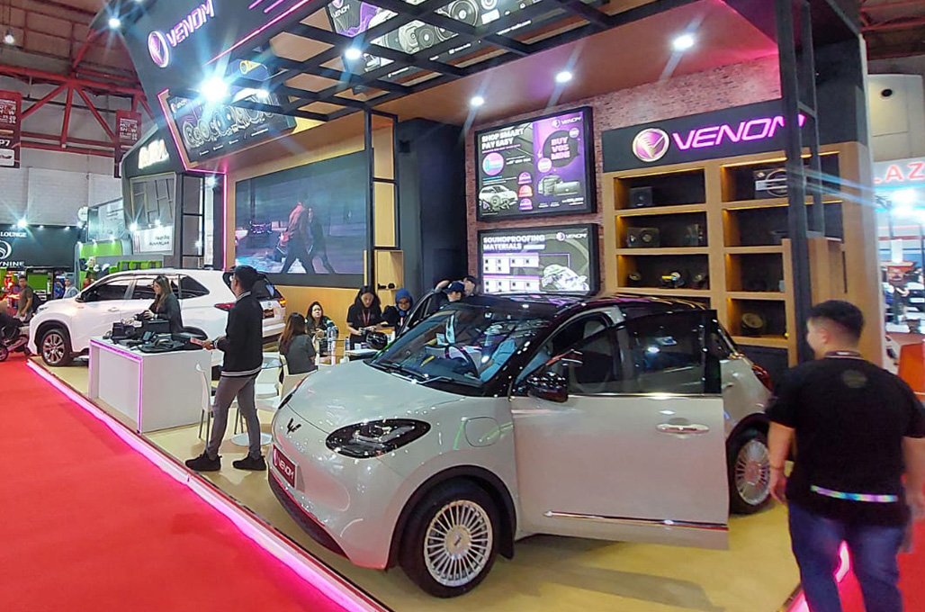 Venom boyong produk car audio dan lifestyle yang mereka klaim inovatif ke ajang IIMS 2024