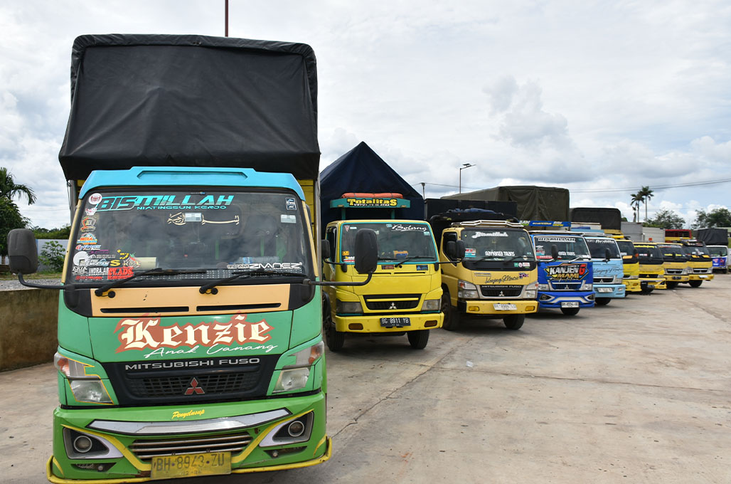 Selalu mengutamakan pelanggan, Mitsubishi Fuso mendukung kegiatan Jamda Sumatera Ke-1 Canter Mania Indonesia Community - KTB