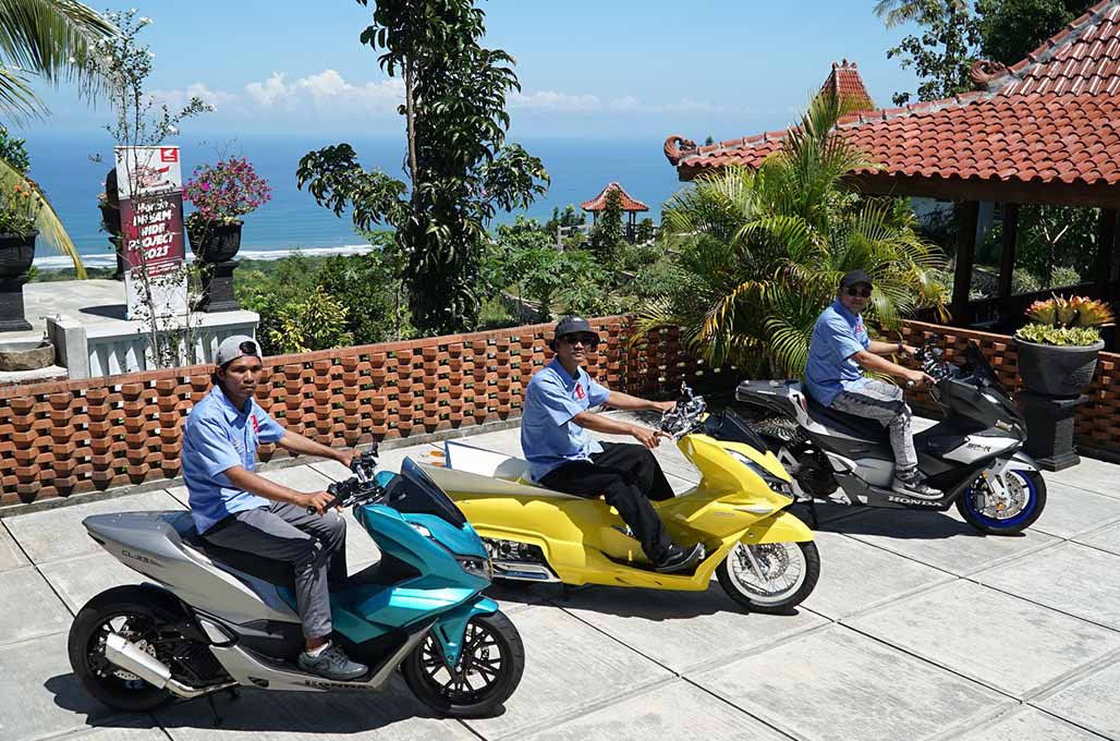 Intip tiga motor Honda PCX160 garapan juara HMC bareng modifikator papan atas - AHM