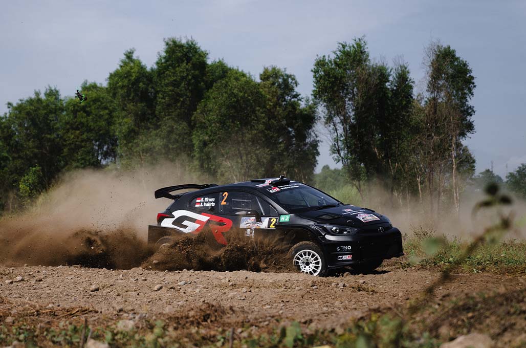 Aksi Toyota Gazoo Racing Indonesia di ajang Kejurnas Sprint Rally 2024 Seri-3 Semarang, Jawa Tengah - TAM