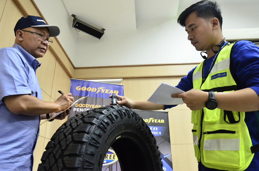 Goodyear Gelar CTA untuk Perawatan dan Pemeriksaan Ban Standar Global