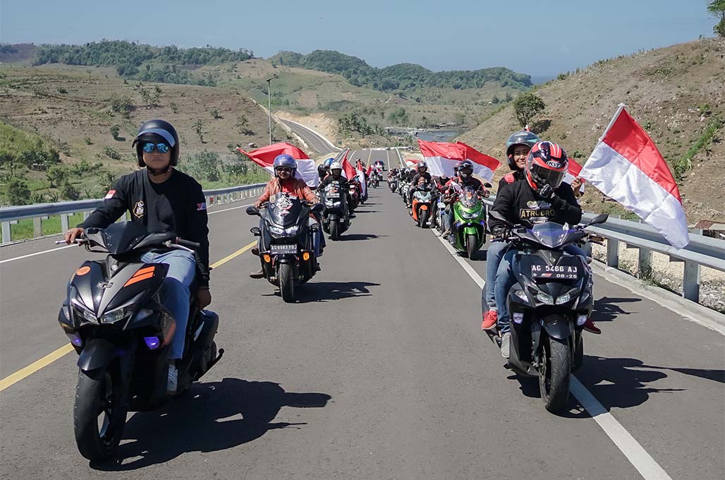 YRFI Jatim Gelar Touring Kemerdekaan Sambil Eksplorasi Y-Shift Nmax Turbo 