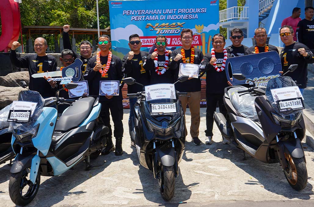 Unit Pertama Nmax Turbo Mulai Diterima Konsumen di Wilayah Sumatera 