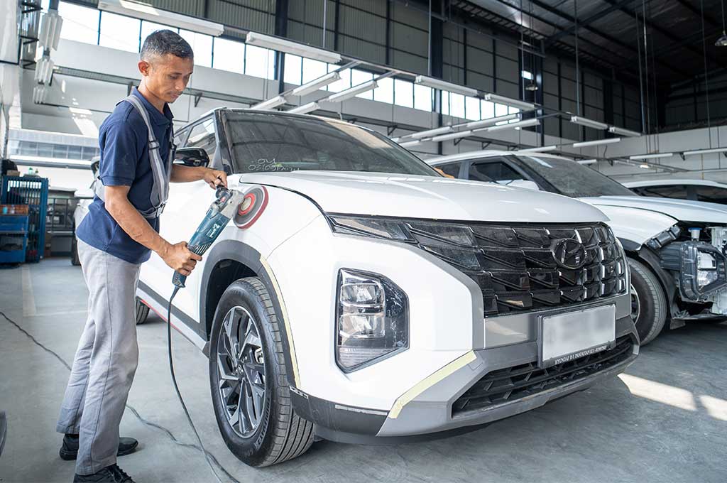 Perkuat Layanan Aftersales ke Konsumen, Hyundai Buka Body & Paint Service