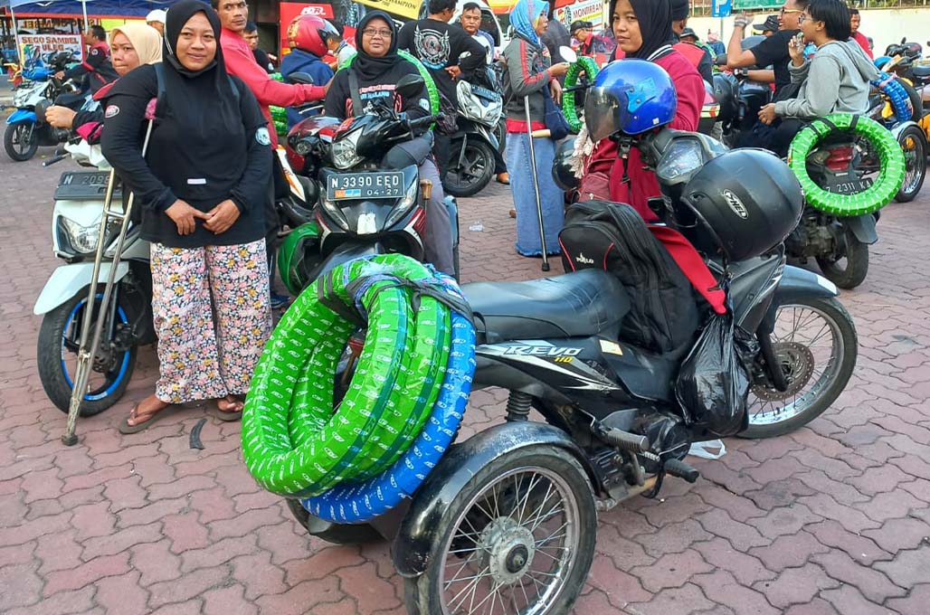 Semangat FDR Riding Culture, Puluhan Pasang Ban Gratis untuk Bikers Difabel