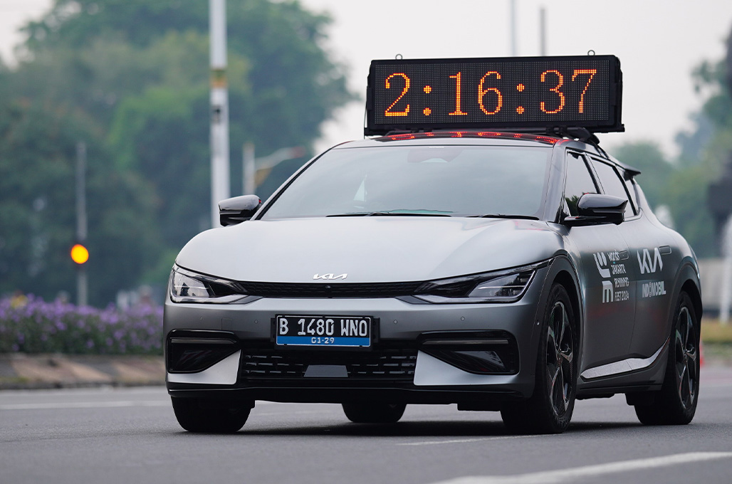 Kia EV6 GT-Line dan EV9 GT-Line Jadi Official Car wondr Jakarta Running Fest 2024