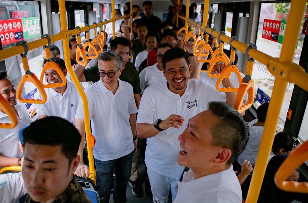 Segera 60 Bus Listrik Kalista Wara-Wiri di Kota Medan 