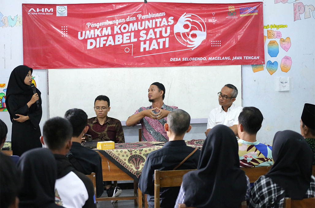 AHM Inisiasi Pembinaan Kemandirian UMKM Penyandang Disabilitas