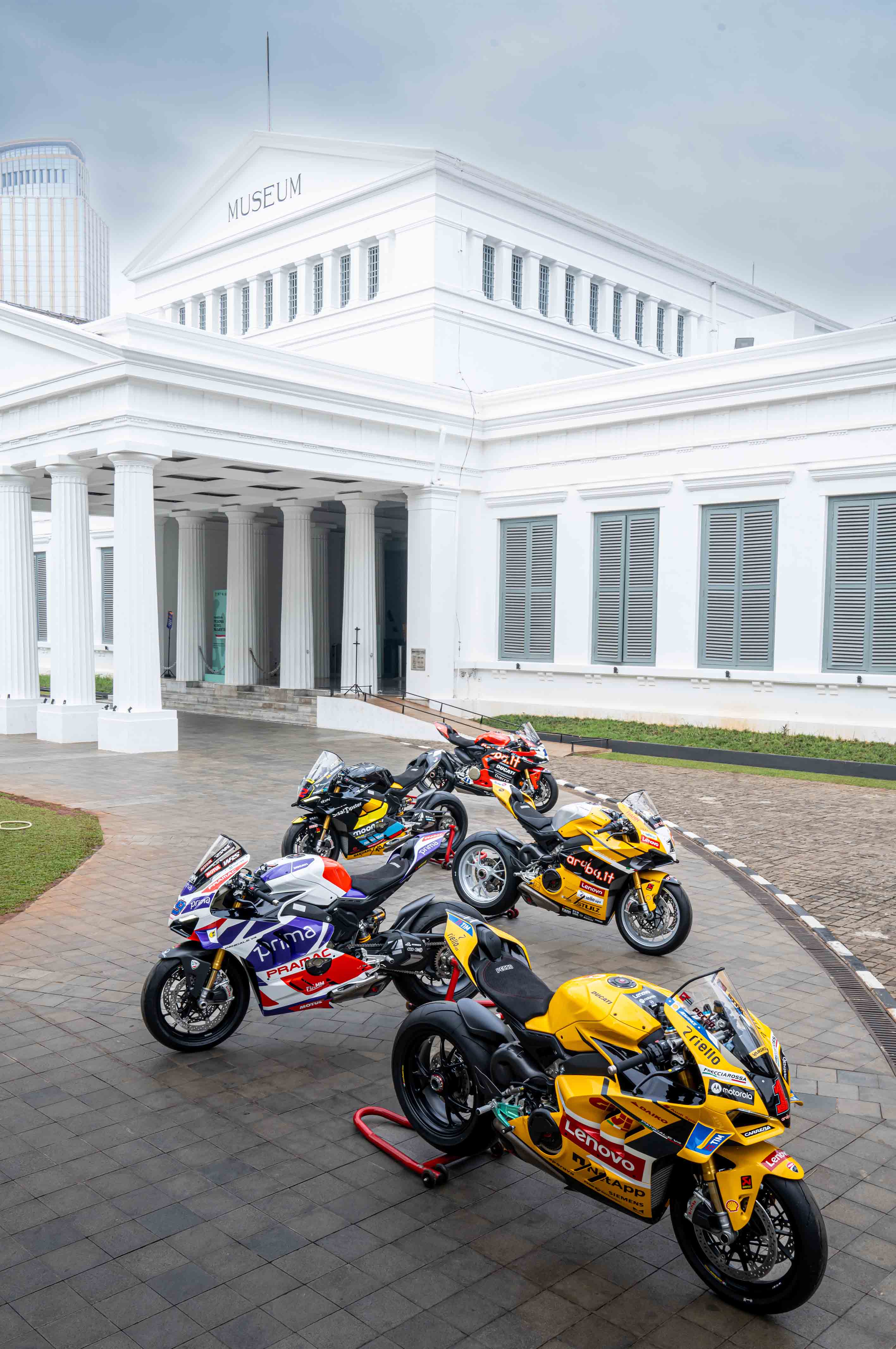 Lima Ducati Panigale Replika Balap dan Juara Dunia 2023 Mejeng di Museum Nasional 