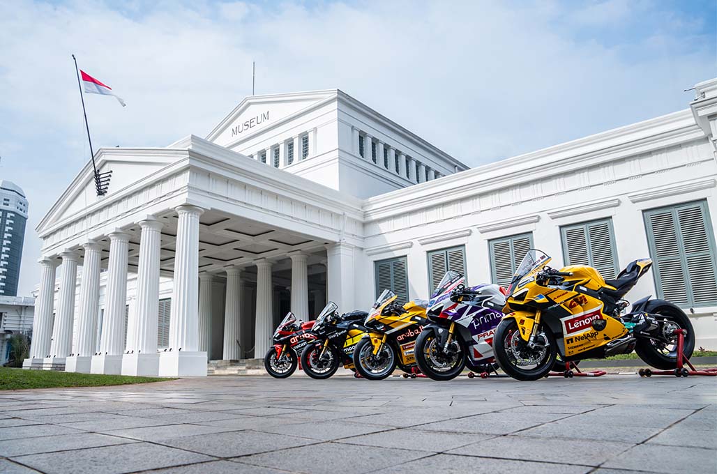 Lima Ducati Panigale Replika Balap dan Juara Dunia 2023 Mejeng di Museum Nasional 