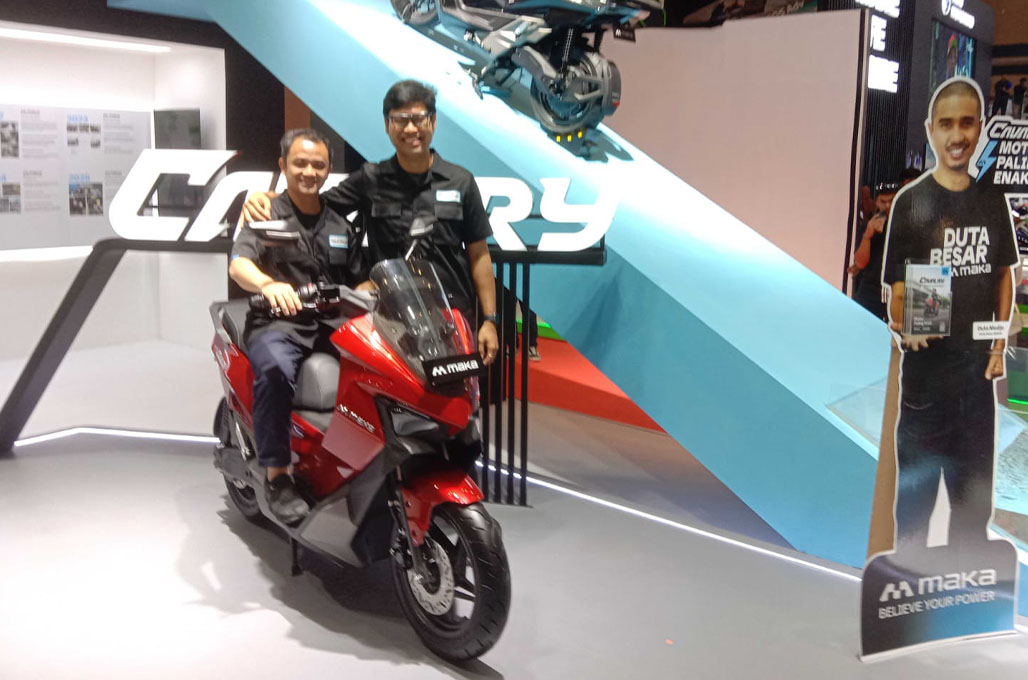 Pasang Booth Sebelahan, Maka Motors Bayang-Bayangi Honda di IIMS 2025?