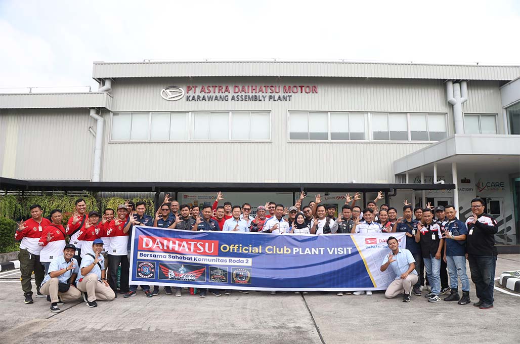 Daihatsu Pertama Kali Ajak Komunitas Motor Kunjungi Pabrik di Karawang