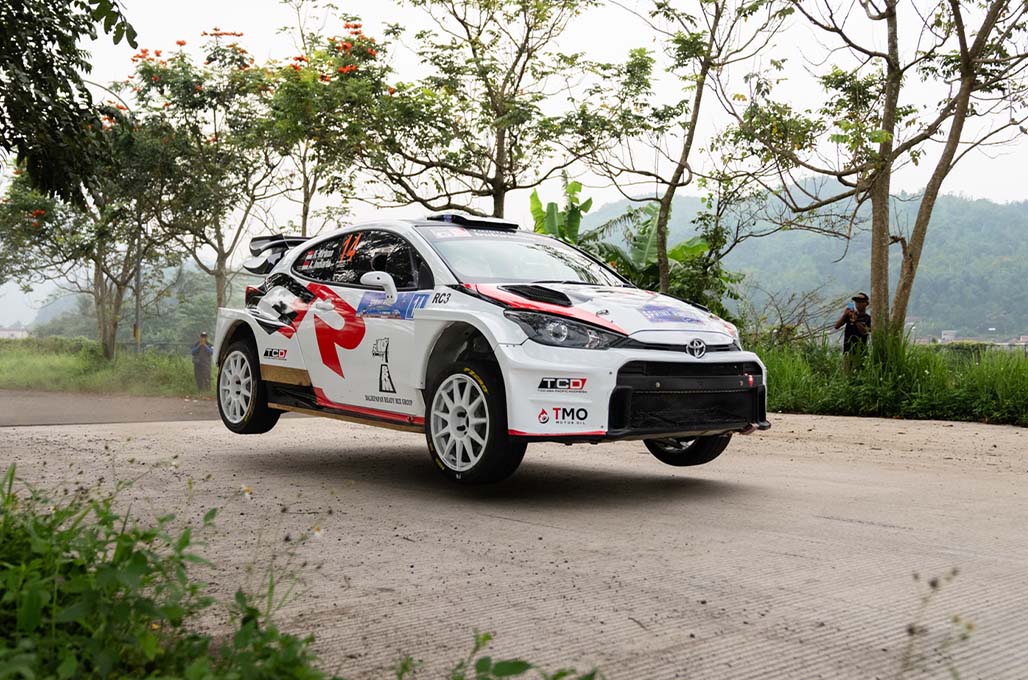 Toyota Gazoo Racing Sabet Podium Pertama Kejurnas Sprint Rally 2025 Seri 2