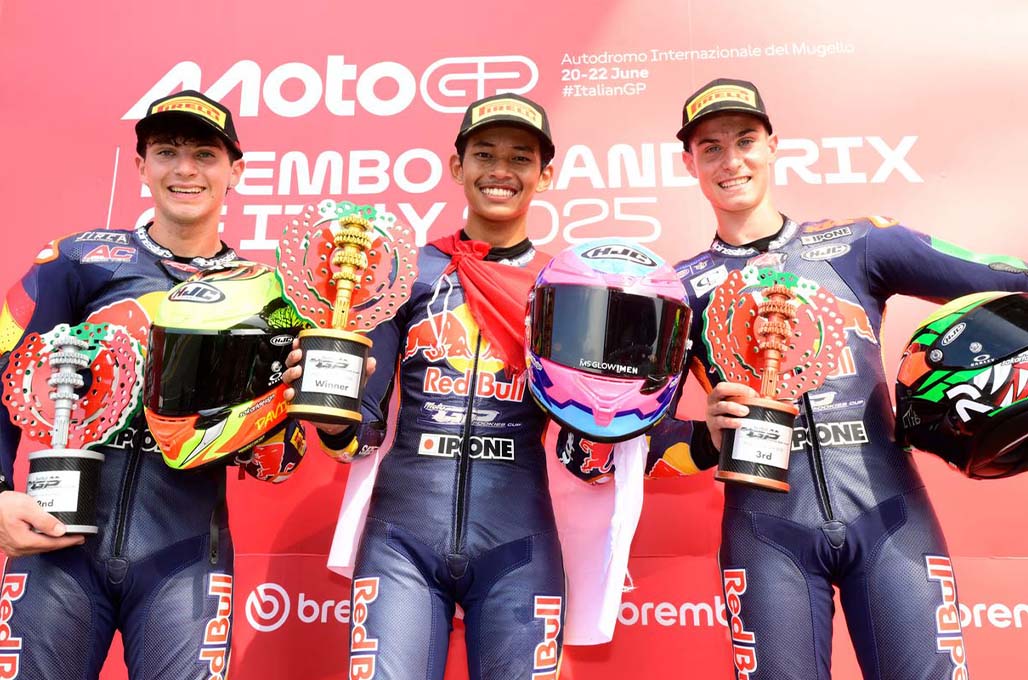 Pembalap Astra Honda Melesat Kencang, Kibarkan Merah Putih di Thailand dan Italia