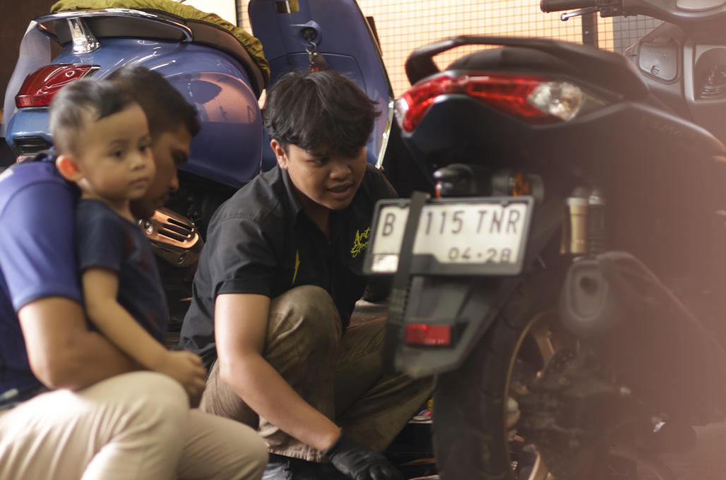 Bengkel Khusus Matic Ini Tawarkan Tiga ‘Riding Nyaman’ dan Endoskopi