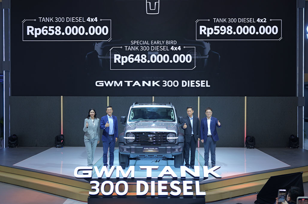 GWM Luncurkan Tank 300 Diesel, Cocok Buat Melibas Medan Off-Road