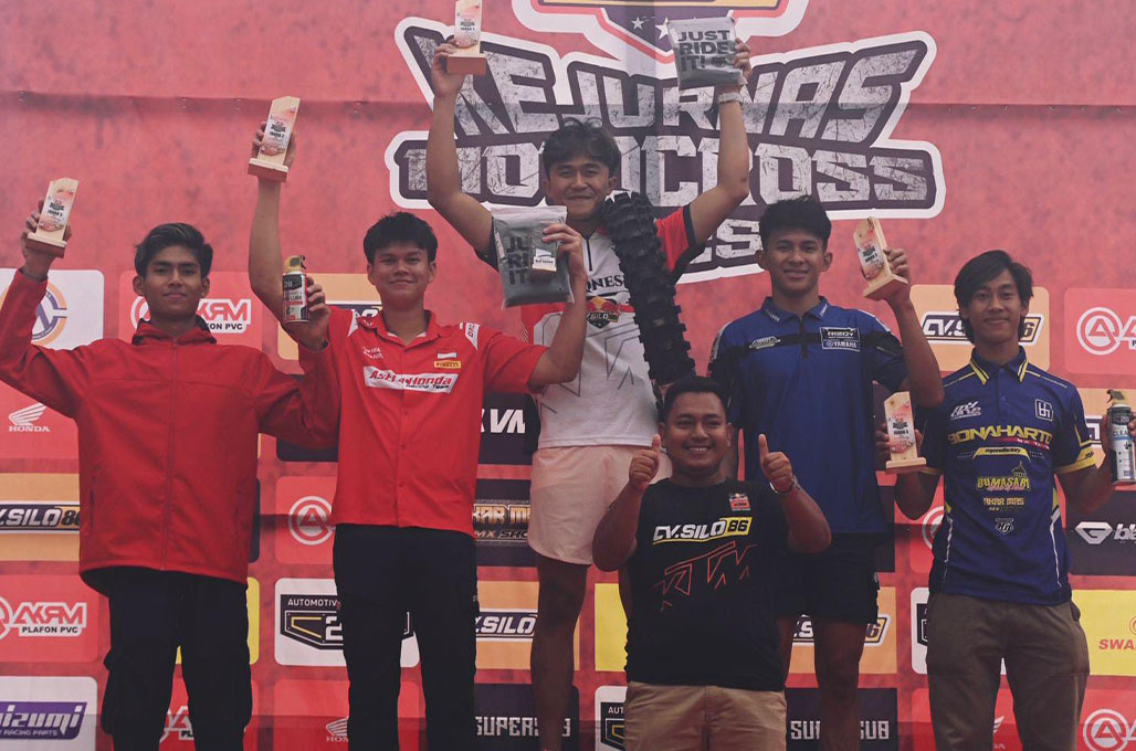 Arsenio Bawa Honda CRF Raih Podium Kejurnas Motocross Wonosobo