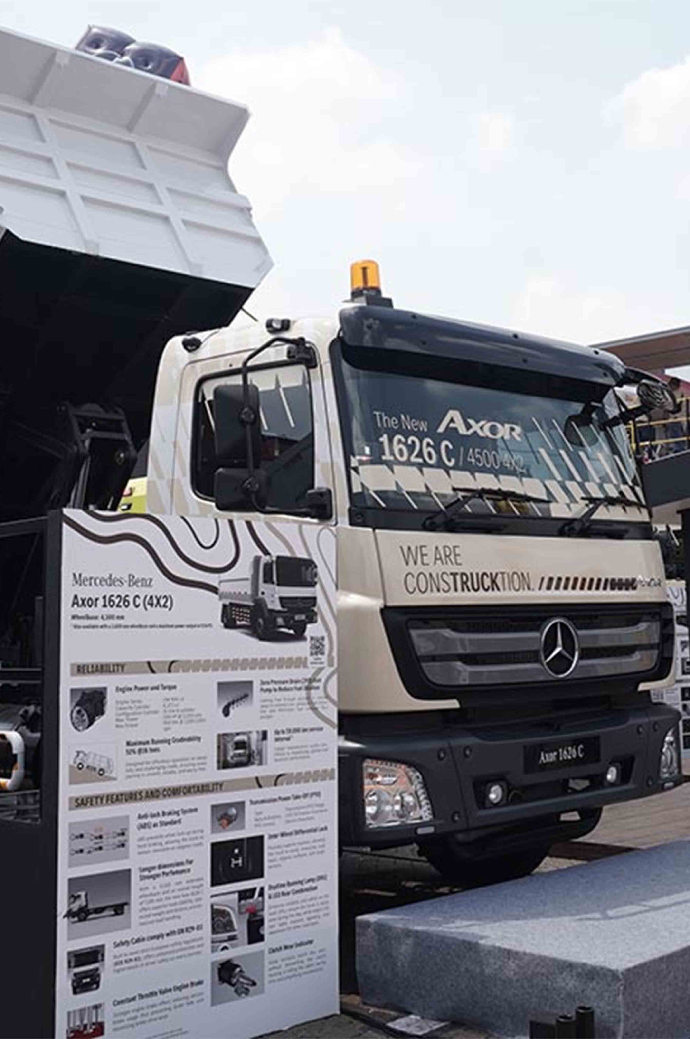 Mercedes-Benz Axor 1626 C, Jagoan Nanjak di Medan Berat!