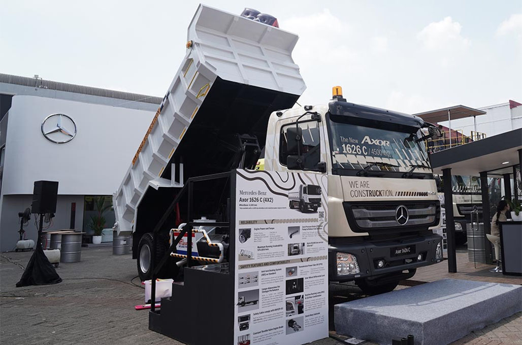 Mercedes-Benz Axor 1626 C, Jagoan Nanjak di Medan Berat!
