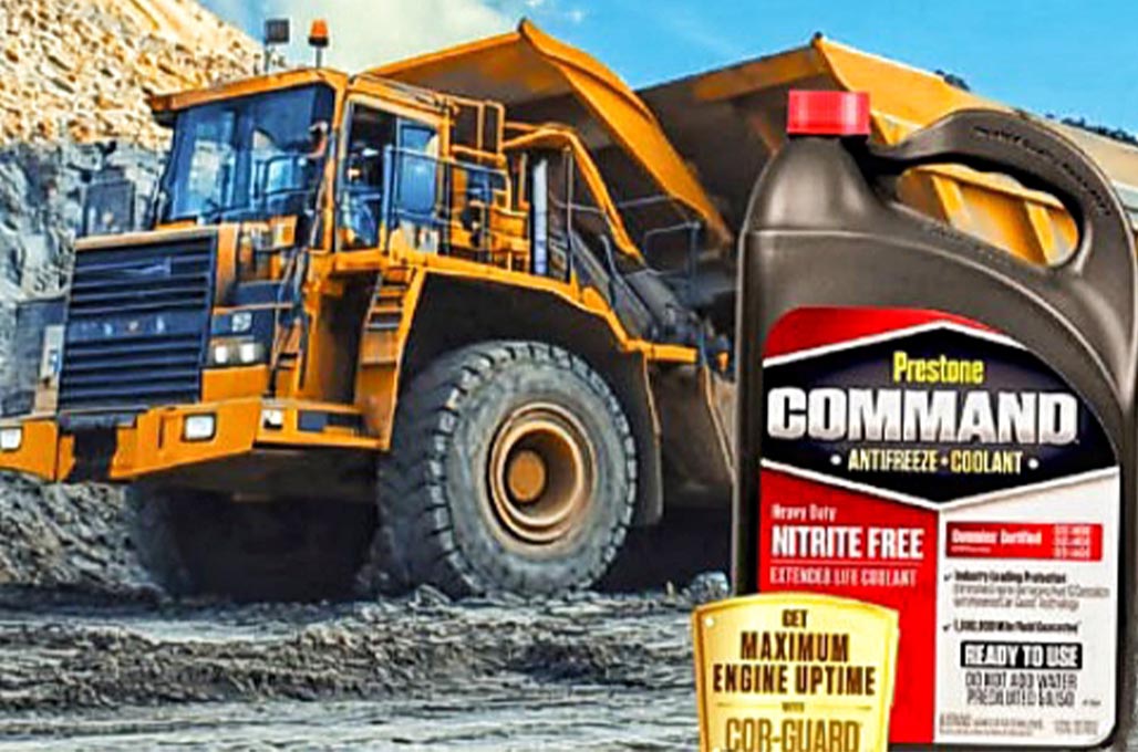 Prestone Command Kemasan 1000 Liter Siap Dinginkan Mesin Kendaraan Berat