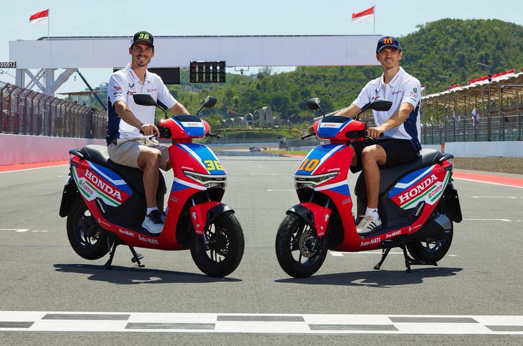 Motor Listrik CUV e: Bantu Mobilitas Tim Honda di MotoGP Mandalika