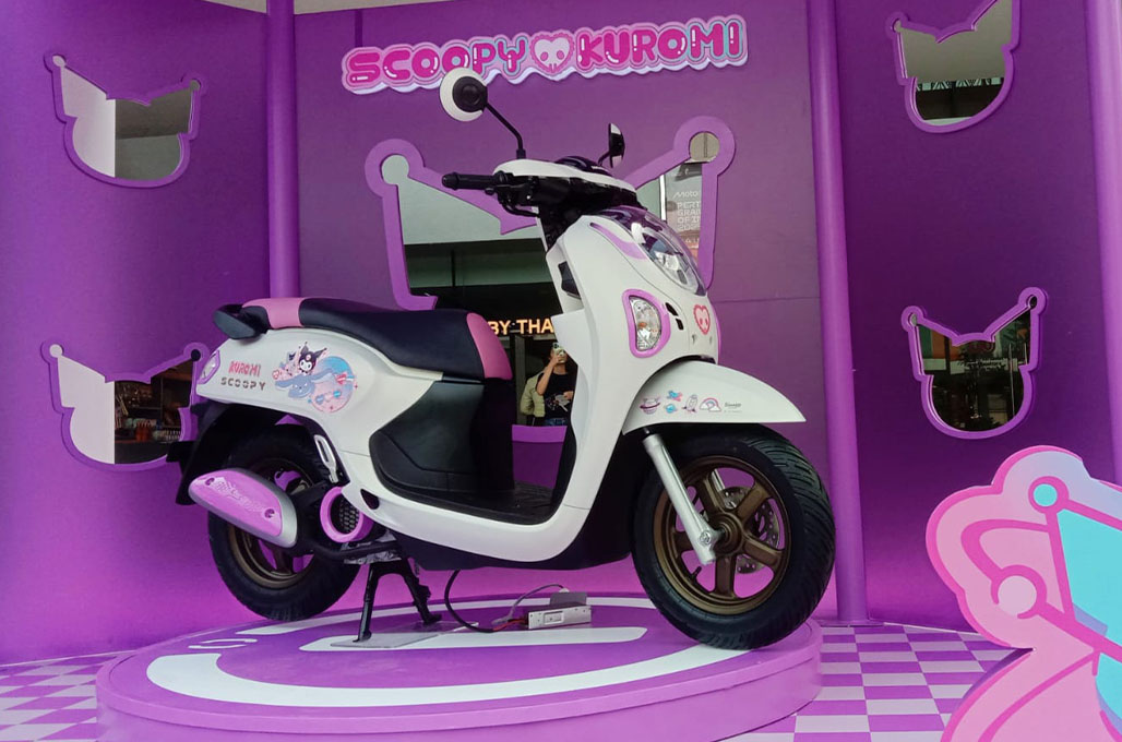 Honda Scoopy Edisi Kuromi Sanrio, Gaul dan Bikin Gemas!