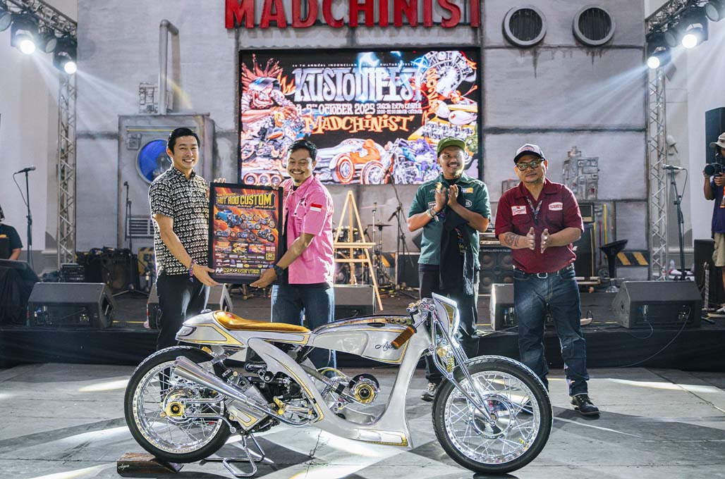 Honda Stylo 160 Antar Builder Indonesia ke Ajang Bergengsi Mooneyes Jepang