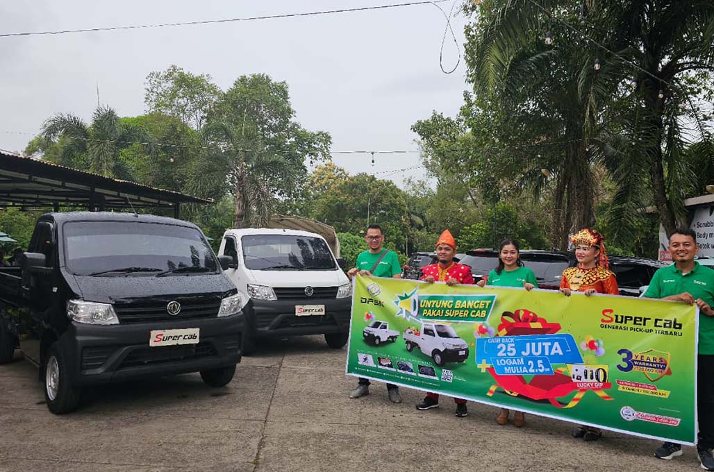 DFSK Super Cab Jadi Solusi Kendaraan Angkutan di Kota Pempek