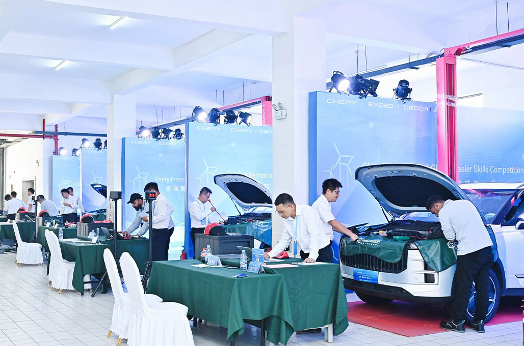 Chery International Global Dealer Skills Competition 2025 Libatkan 2500 Insinyur Teknis