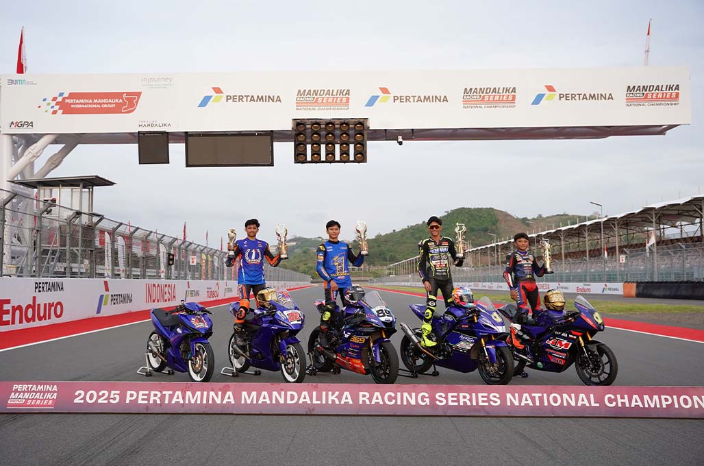 Yamaha Sapu Bersih Gelar Juara Kejurnas Mandalika Racing Series 2025