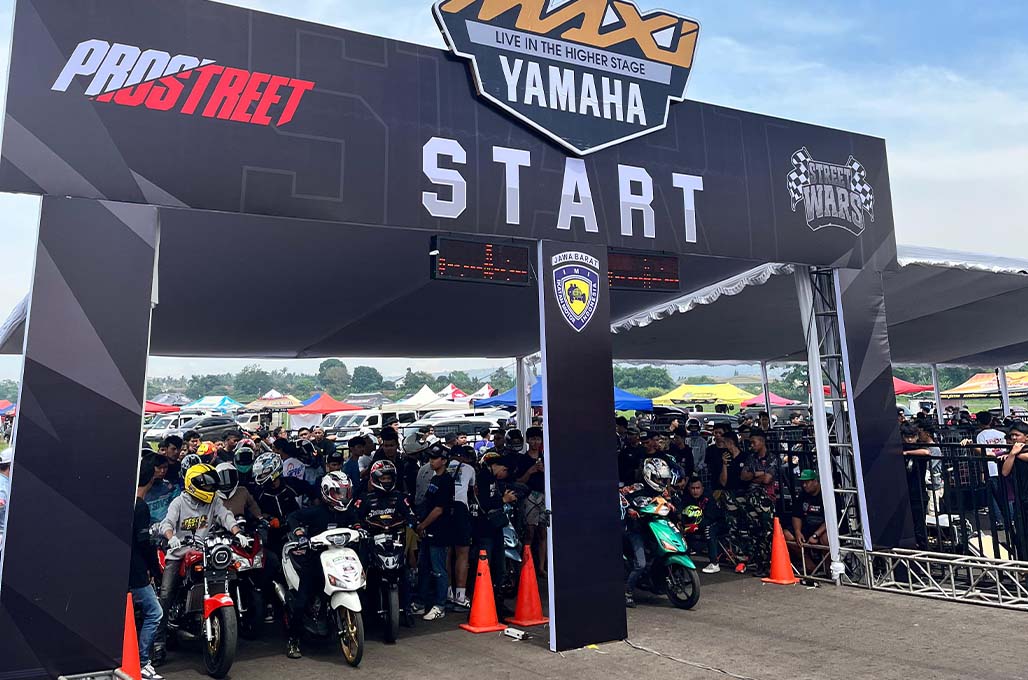 Maxi Drag Combat Yamaha, Perayaan Satu Dekade Lewat Balapan di Lapangan Terbang