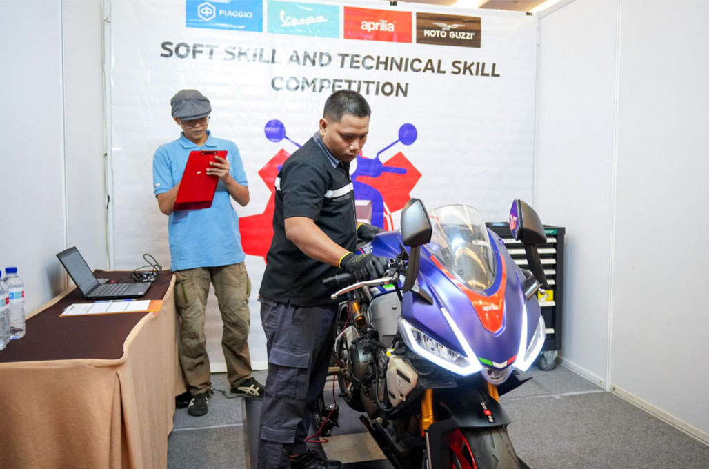 Piaggio Indonesia Gelar Kontes Layanan dan Purnajual Empat Merek Premium