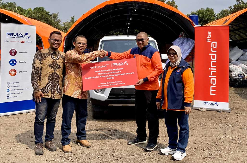 Mahindra Scorpio Pick-Up Mulai Beraksi Bantu Korban Banjir Bandang Sumatra