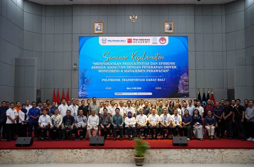 Hino Gandeng Poltrada Bali Dorong Produktivitas Armada Lewat Driver Monitoring dan Manajemen Perawatan