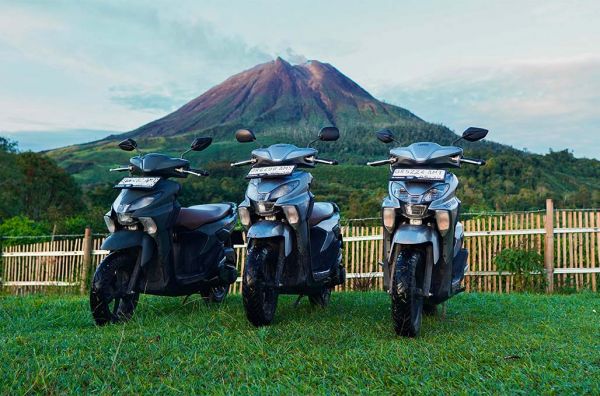 Yamaha Gear Ultima Diajak Melahap Rute Ekstrem Sabana Gunung Sinabung